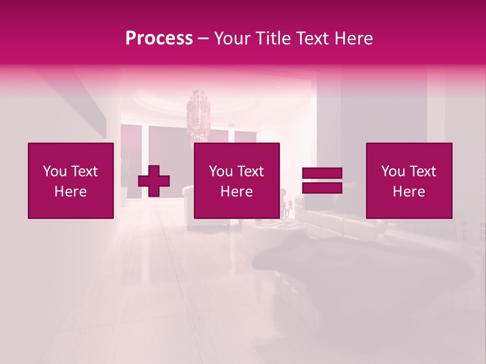 Empty Office Concrete PowerPoint Template