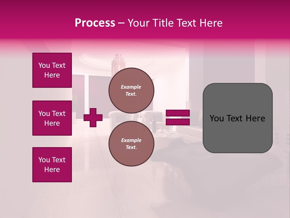 Empty Office Concrete PowerPoint Template