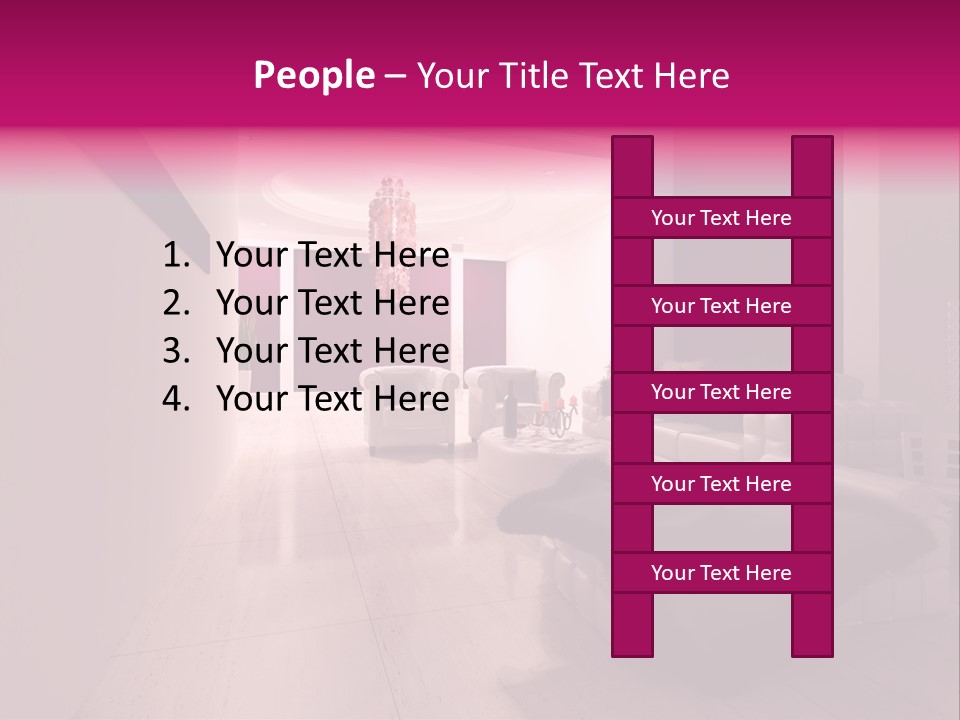 Empty Office Concrete PowerPoint Template