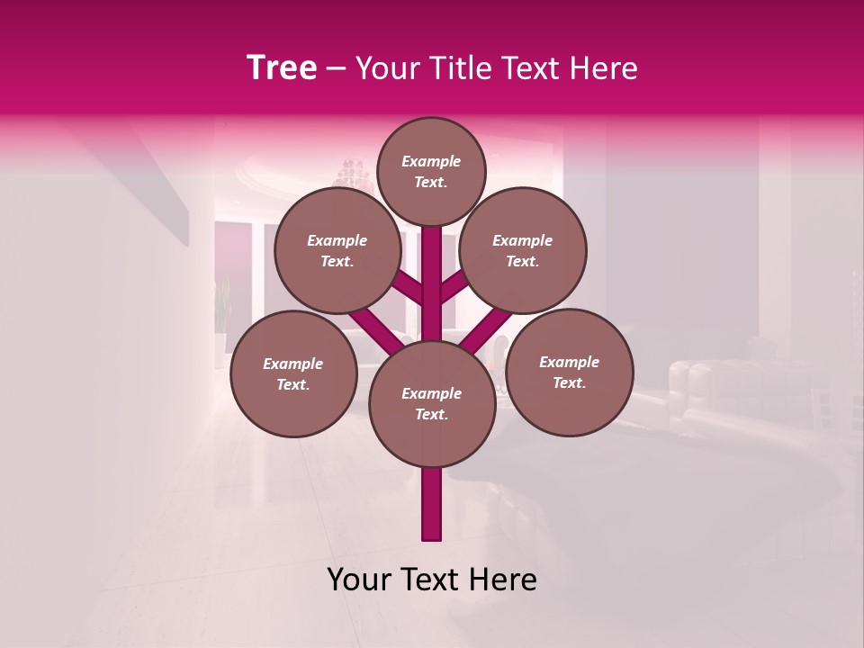 Empty Office Concrete PowerPoint Template