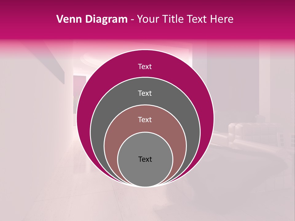 Empty Office Concrete PowerPoint Template