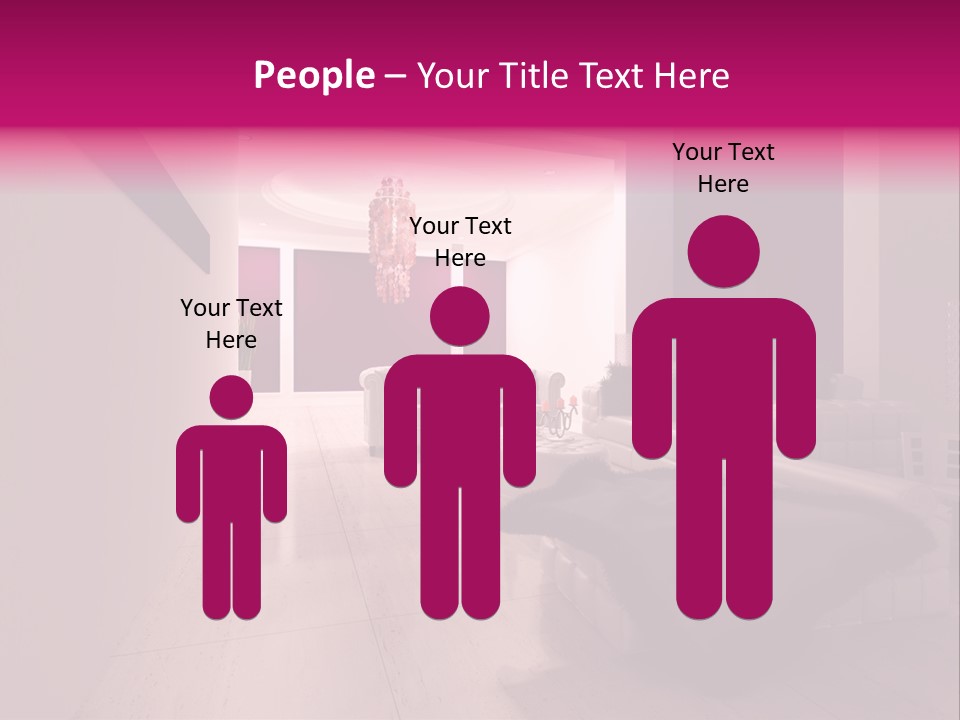 Empty Office Concrete PowerPoint Template