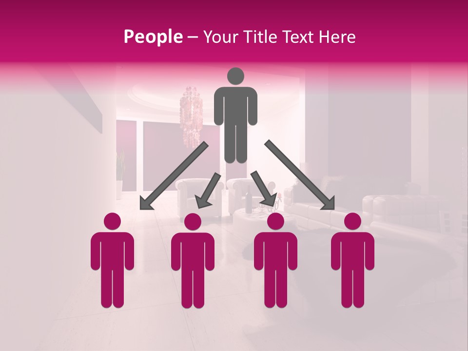 Empty Office Concrete PowerPoint Template