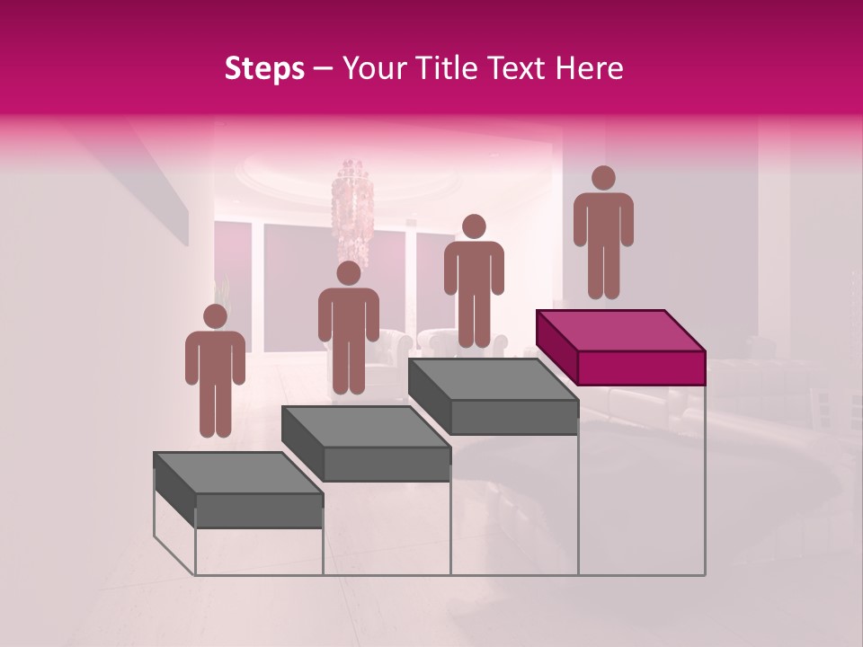 Empty Office Concrete PowerPoint Template
