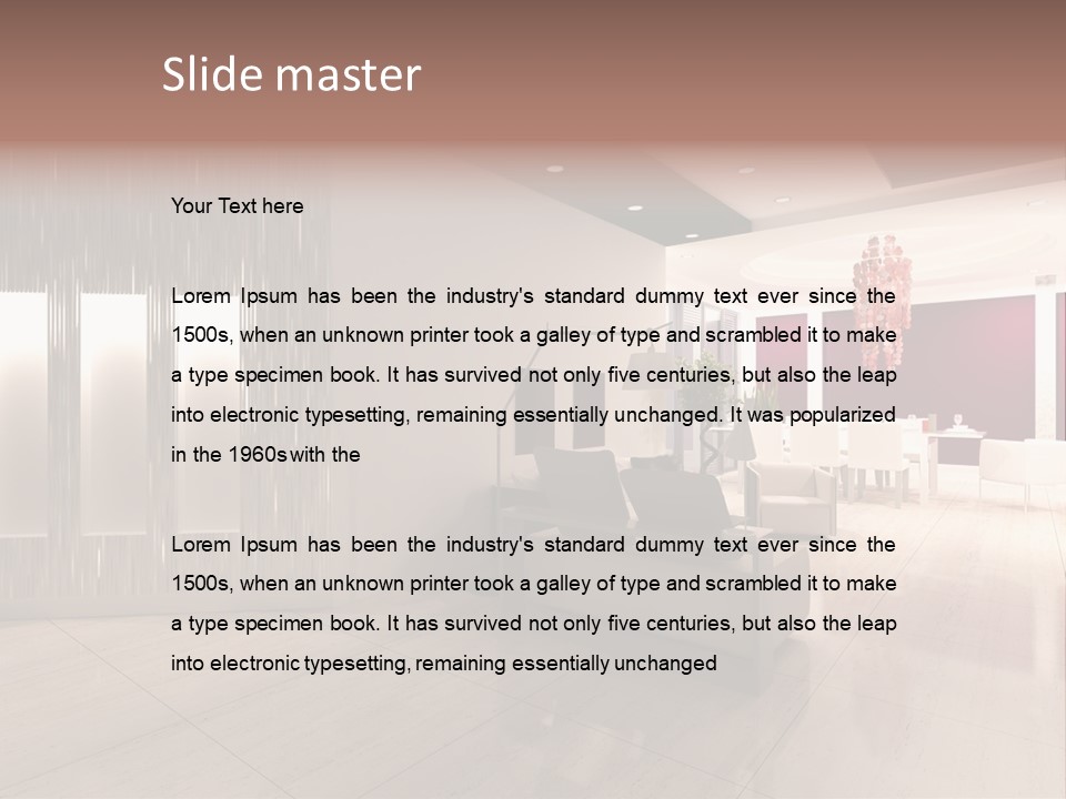 Empty Space Building PowerPoint Template
