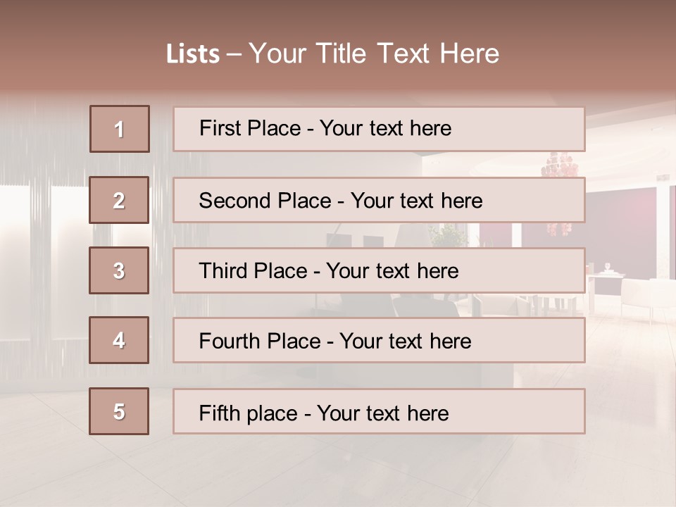 Empty Space Building PowerPoint Template