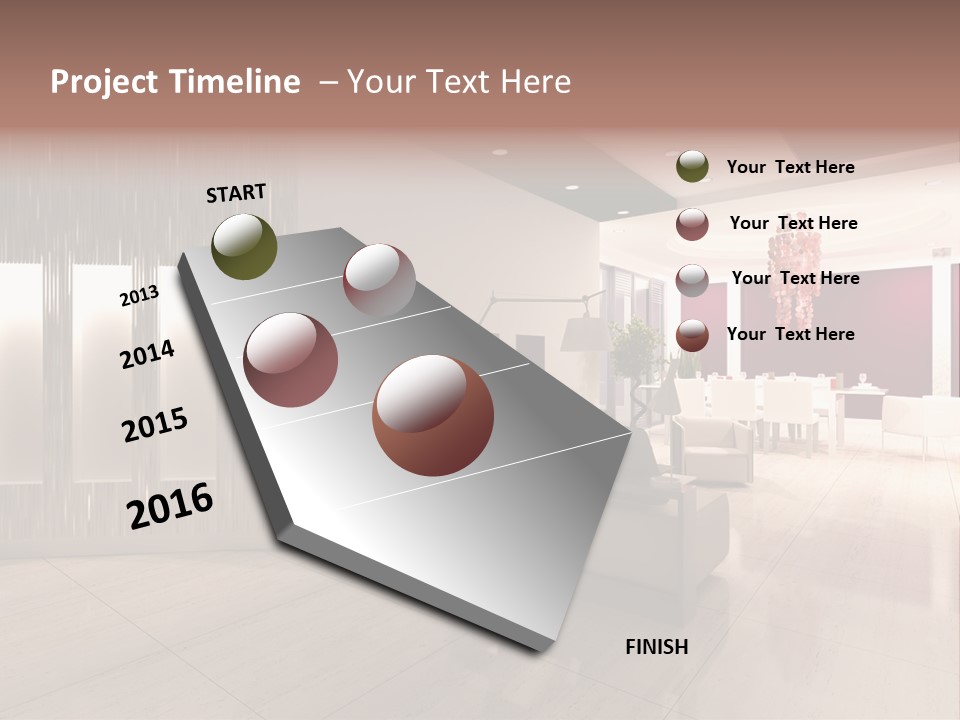 Empty Space Building PowerPoint Template