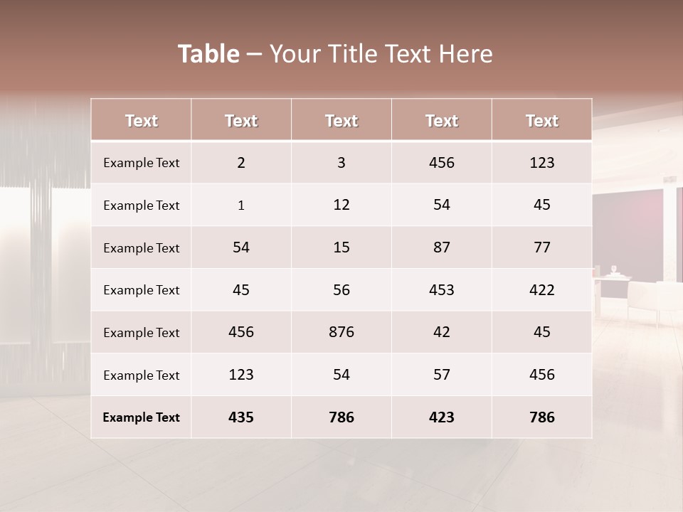 Empty Space Building PowerPoint Template