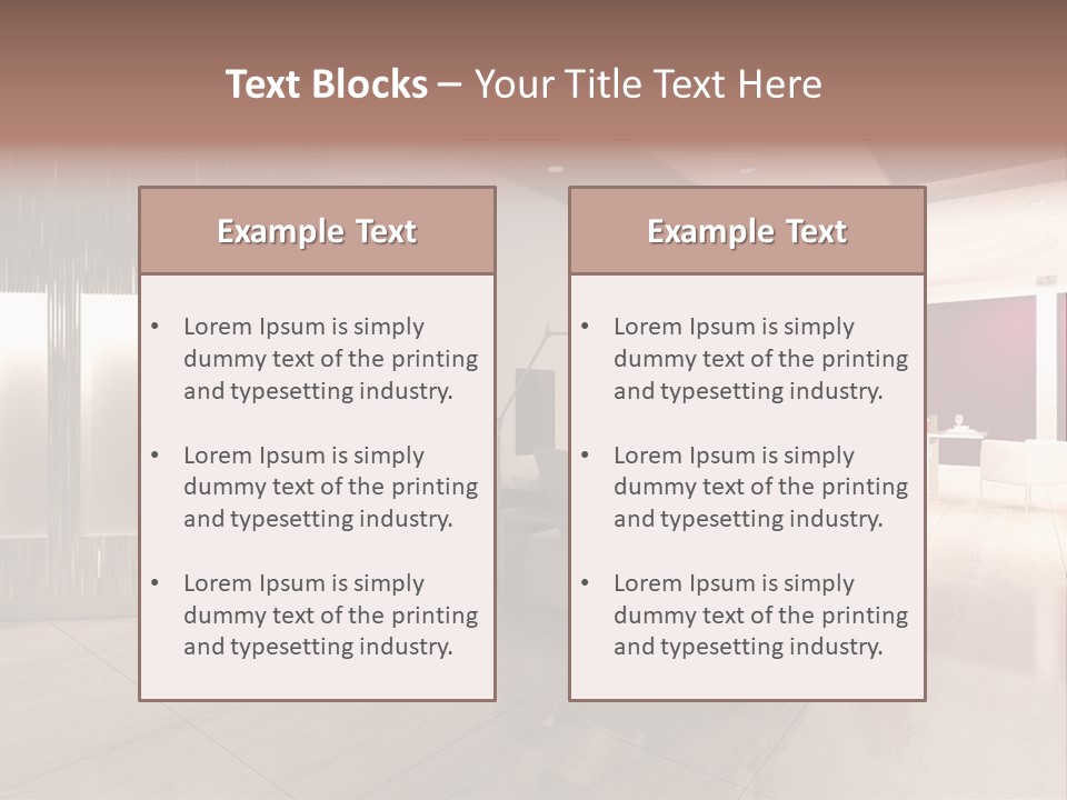 Empty Space Building PowerPoint Template