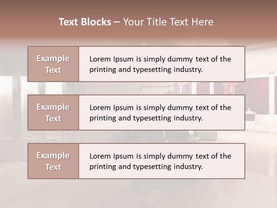 Empty Space Building PowerPoint Template