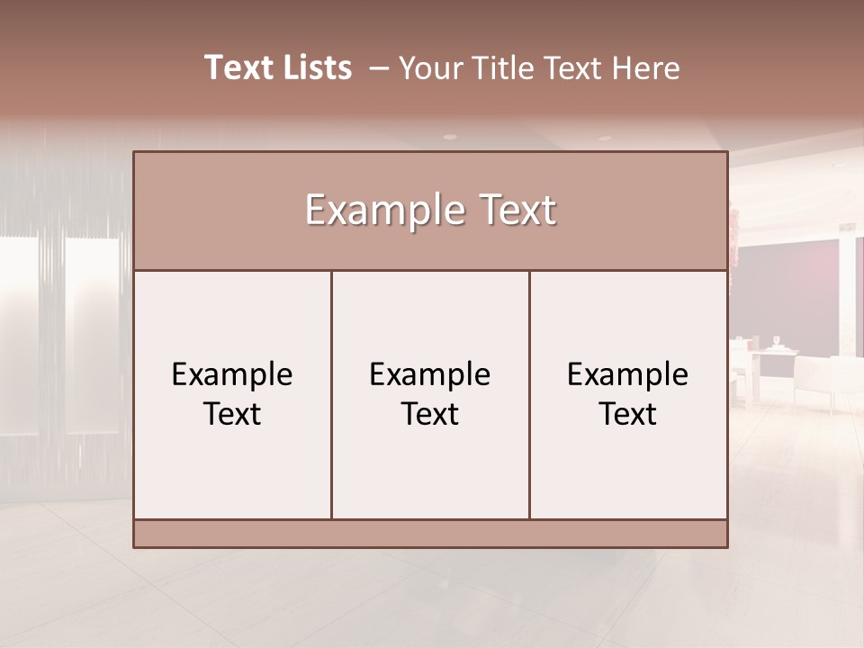 Empty Space Building PowerPoint Template