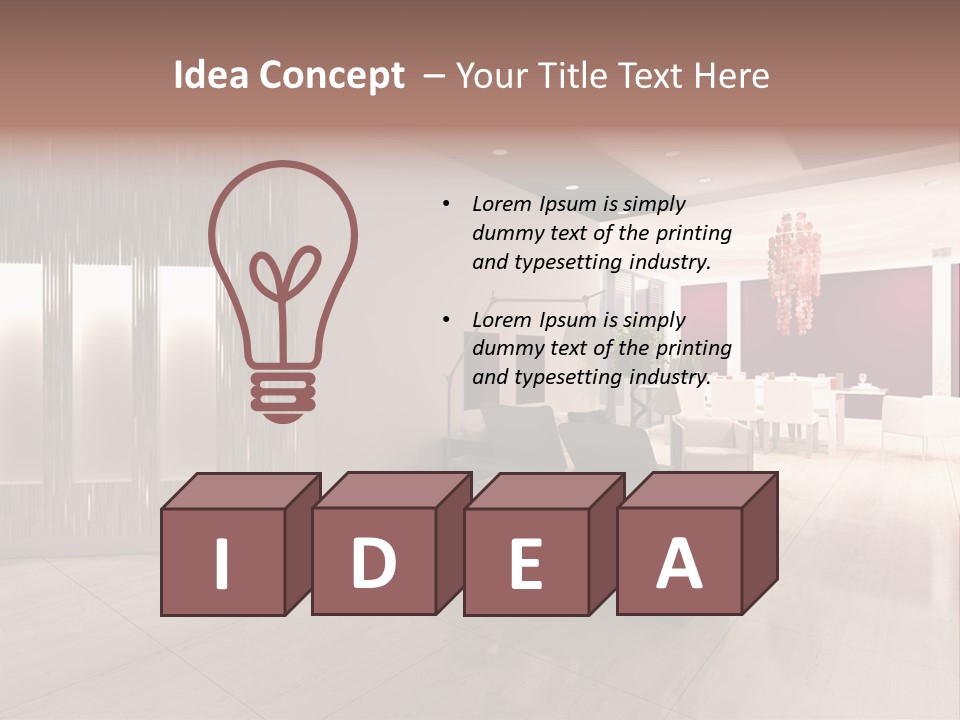 Empty Space Building PowerPoint Template