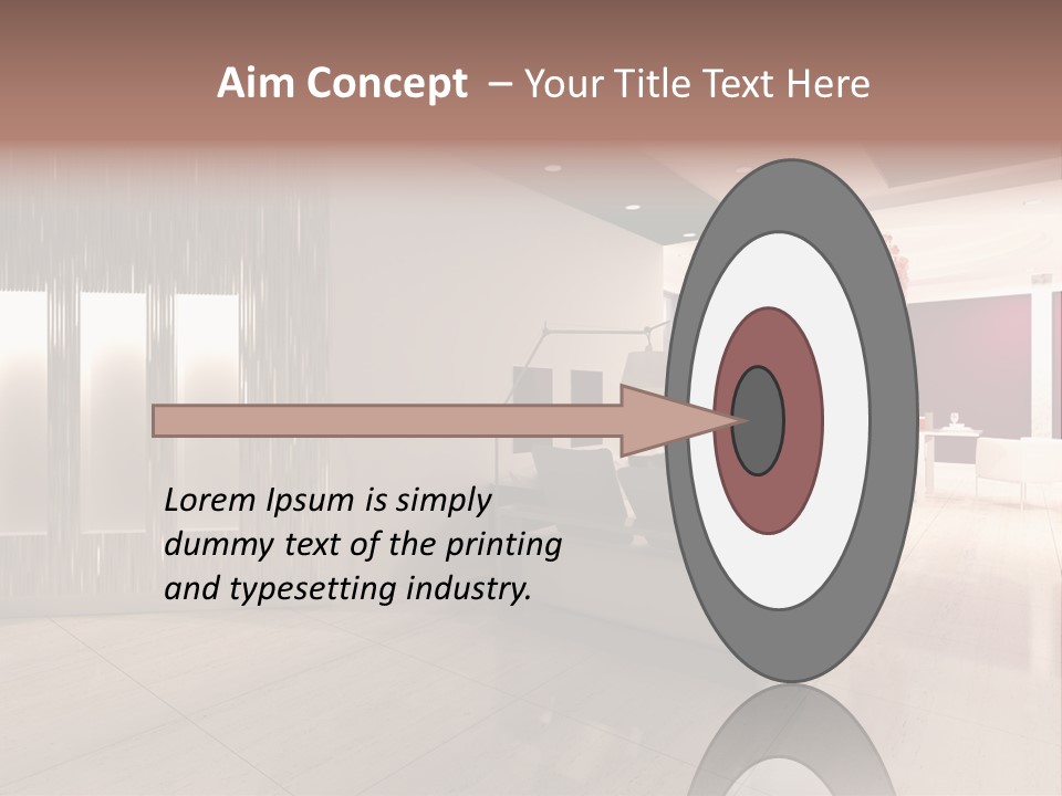 Empty Space Building PowerPoint Template