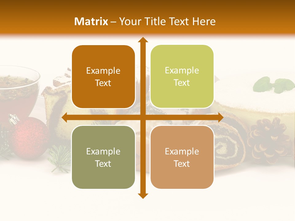 Mleko Cukierek Cukierki PowerPoint Template