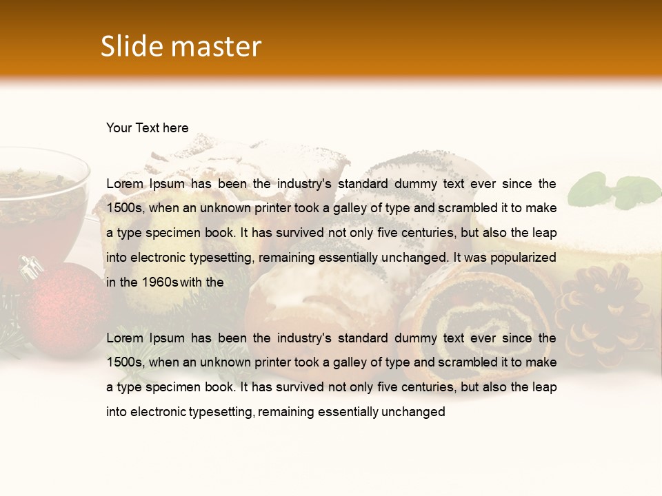 Mleko Cukierek Cukierki PowerPoint Template