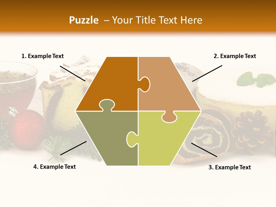 Mleko Cukierek Cukierki PowerPoint Template