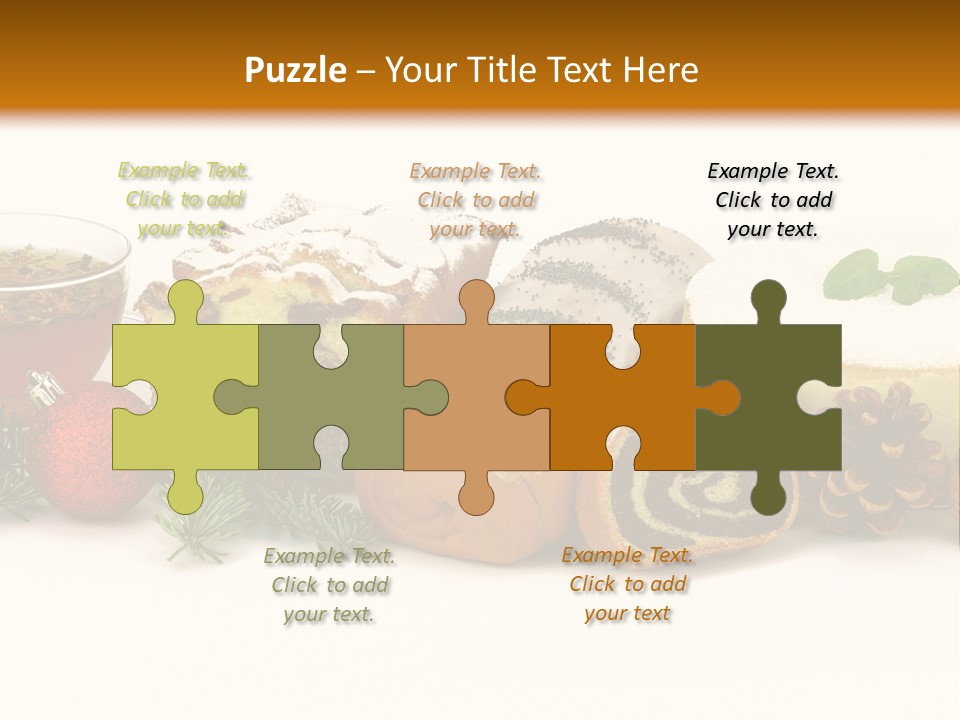 Mleko Cukierek Cukierki PowerPoint Template