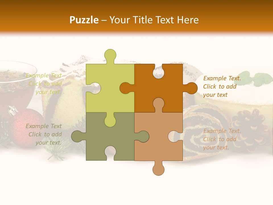 Mleko Cukierek Cukierki PowerPoint Template