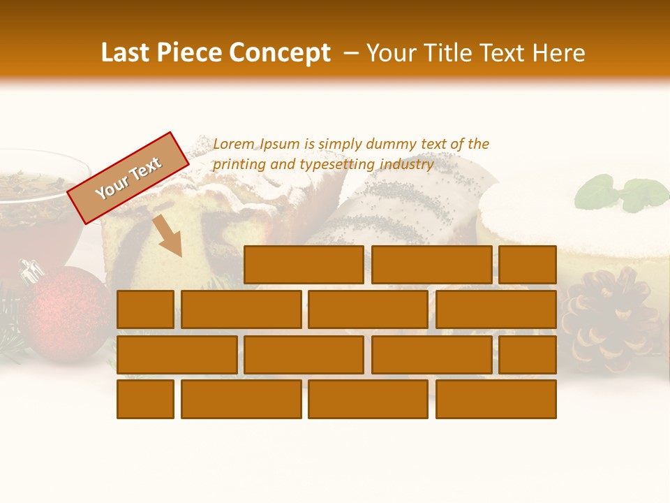 Mleko Cukierek Cukierki PowerPoint Template