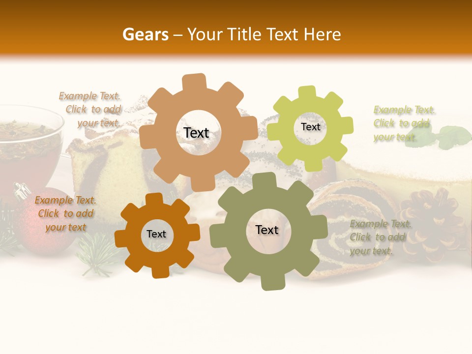 Mleko Cukierek Cukierki PowerPoint Template