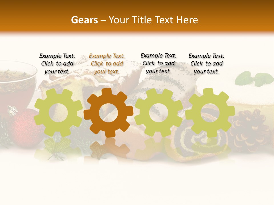 Mleko Cukierek Cukierki PowerPoint Template