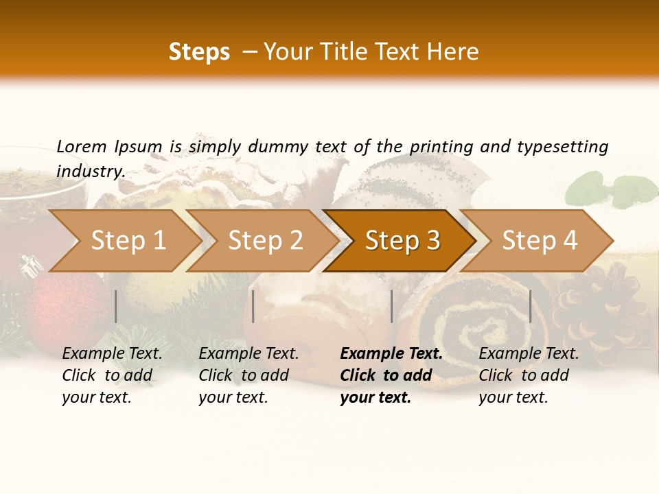 Mleko Cukierek Cukierki PowerPoint Template