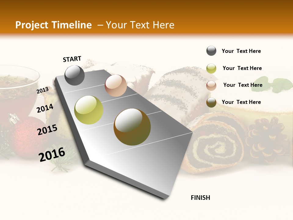 Mleko Cukierek Cukierki PowerPoint Template