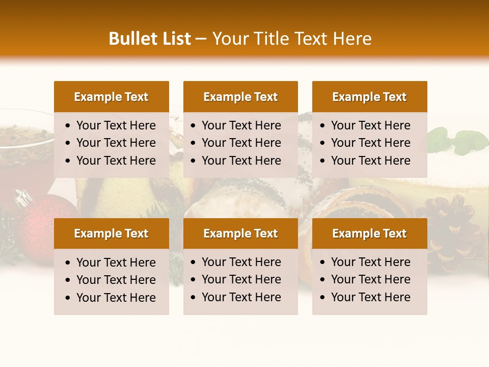 Mleko Cukierek Cukierki PowerPoint Template