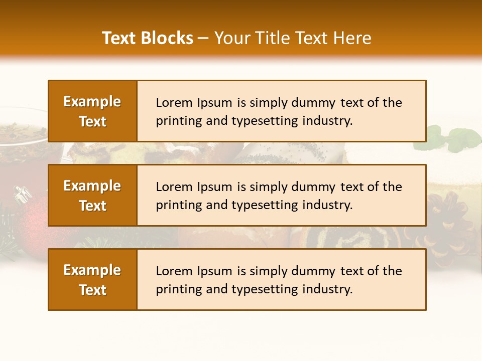 Mleko Cukierek Cukierki PowerPoint Template