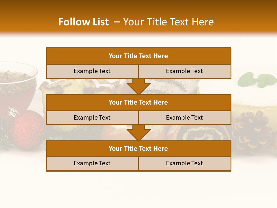 Mleko Cukierek Cukierki PowerPoint Template