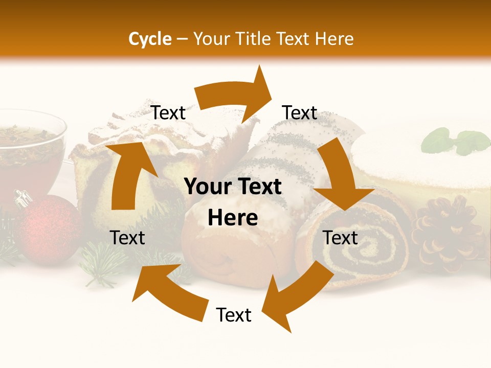 Mleko Cukierek Cukierki PowerPoint Template