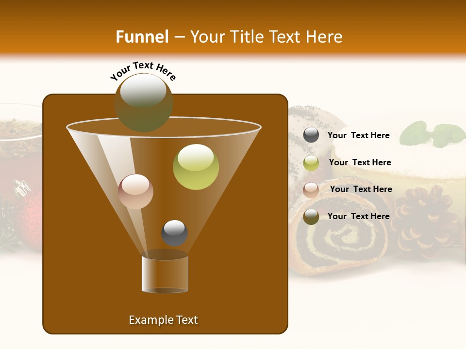 Mleko Cukierek Cukierki PowerPoint Template
