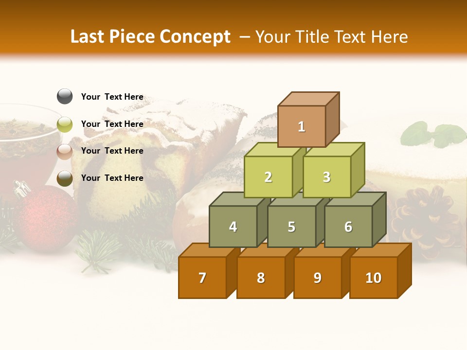 Mleko Cukierek Cukierki PowerPoint Template