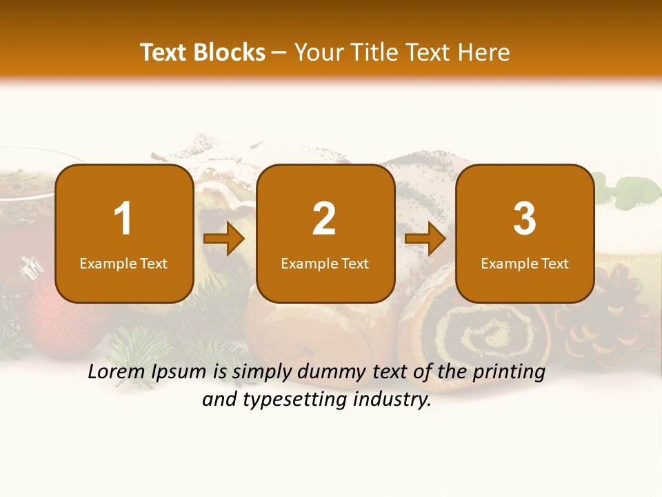 Mleko Cukierek Cukierki PowerPoint Template