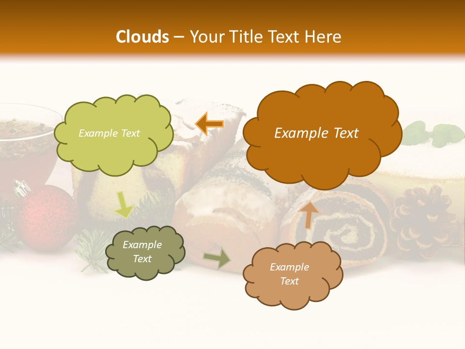 Mleko Cukierek Cukierki PowerPoint Template