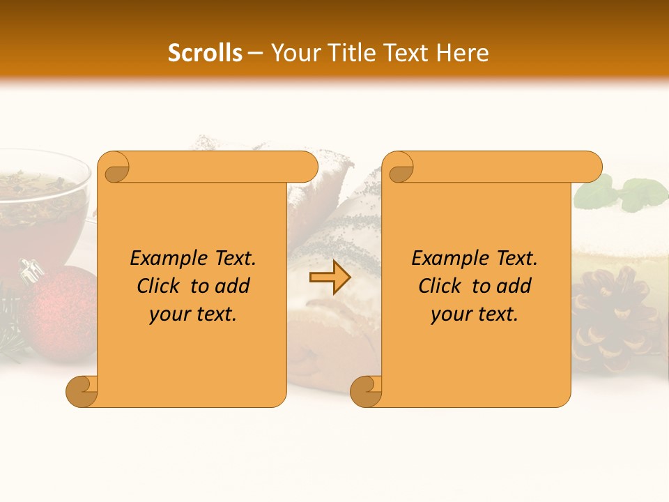 Mleko Cukierek Cukierki PowerPoint Template
