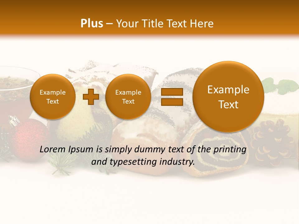 Mleko Cukierek Cukierki PowerPoint Template