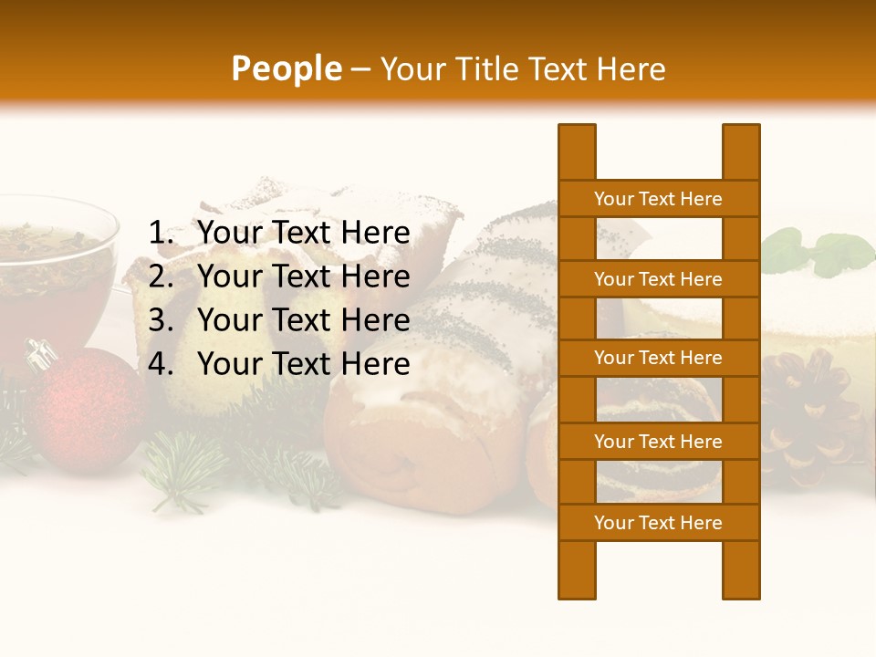 Mleko Cukierek Cukierki PowerPoint Template