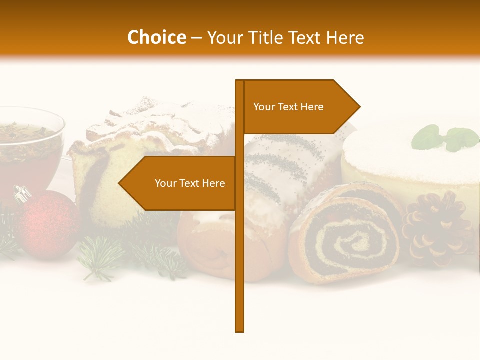 Mleko Cukierek Cukierki PowerPoint Template