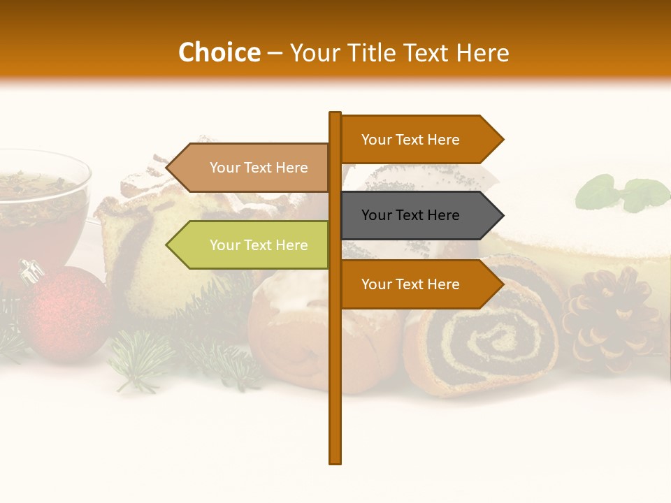 Mleko Cukierek Cukierki PowerPoint Template
