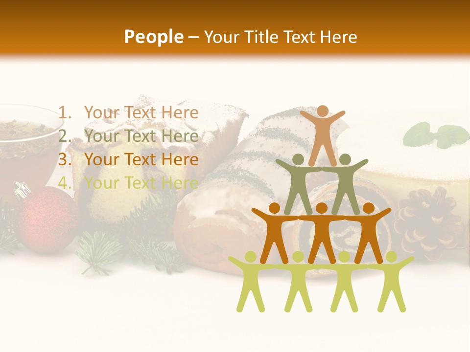 Mleko Cukierek Cukierki PowerPoint Template