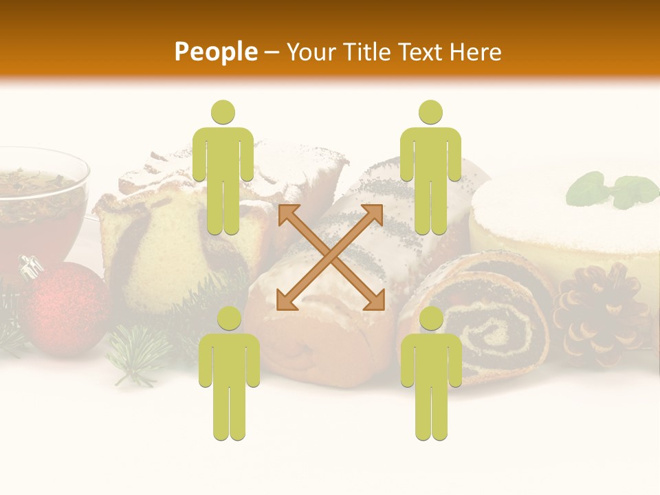 Mleko Cukierek Cukierki PowerPoint Template