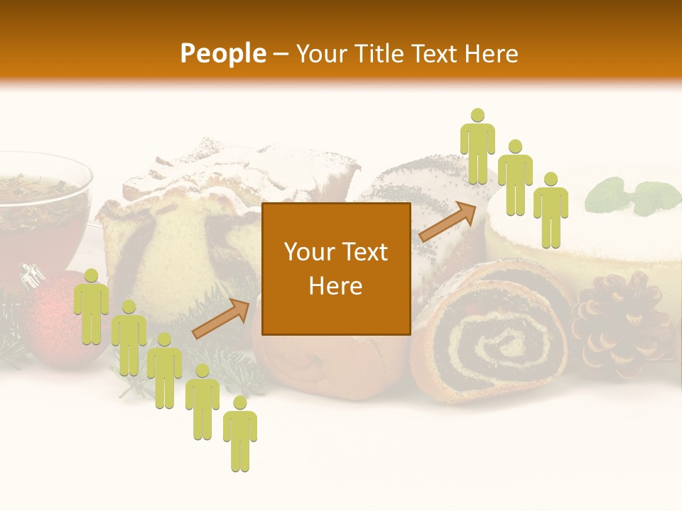 Mleko Cukierek Cukierki PowerPoint Template