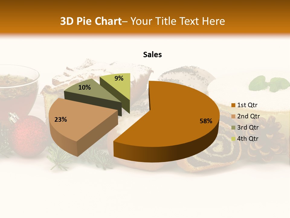 Mleko Cukierek Cukierki PowerPoint Template