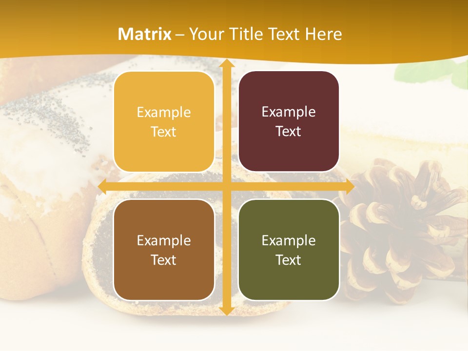 Makowiec Cukierki Orzech PowerPoint Template