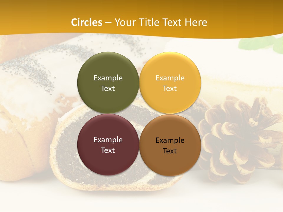 Makowiec Cukierki Orzech PowerPoint Template