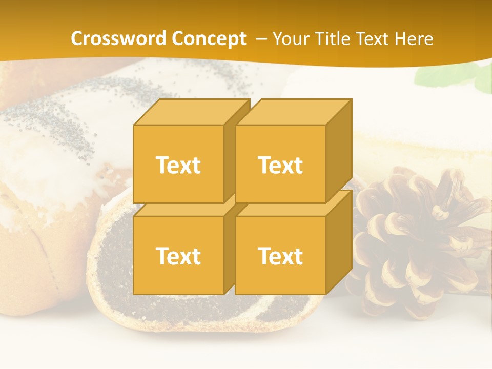 Makowiec Cukierki Orzech PowerPoint Template