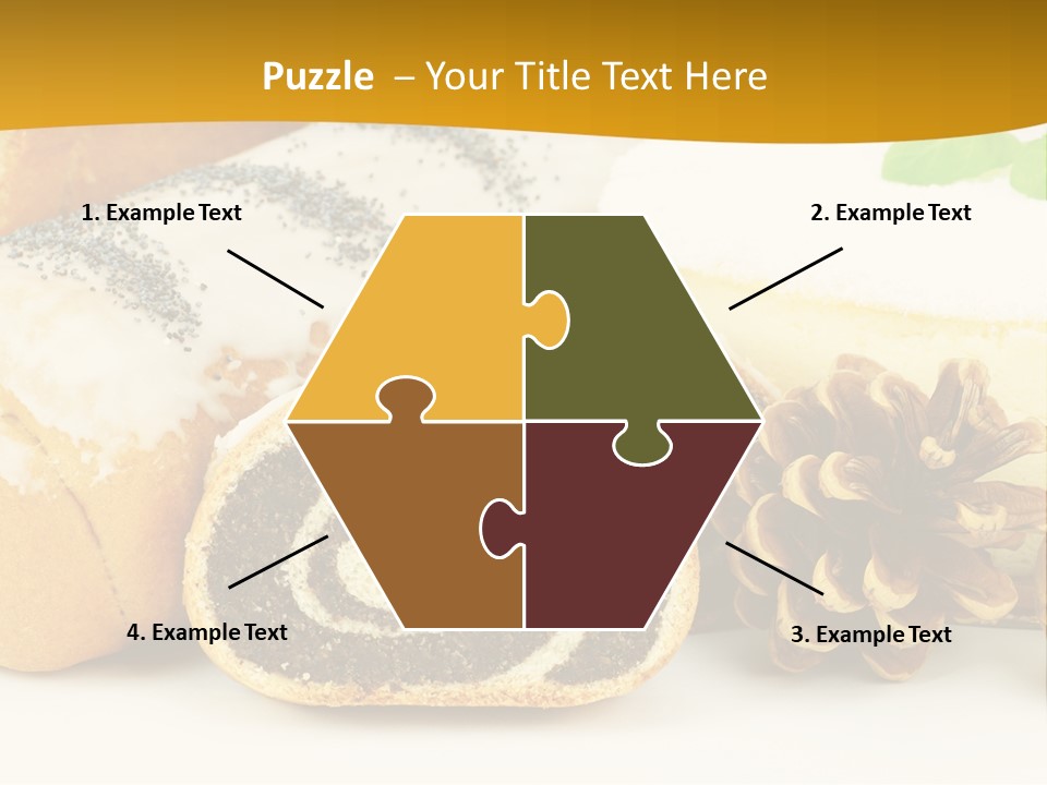 Makowiec Cukierki Orzech PowerPoint Template