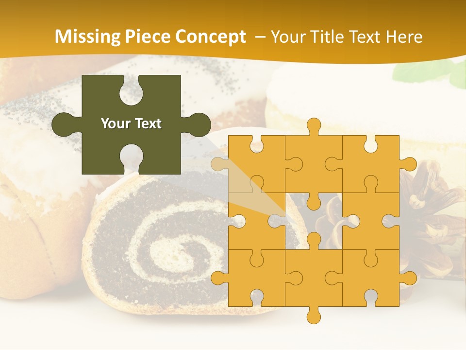 Makowiec Cukierki Orzech PowerPoint Template