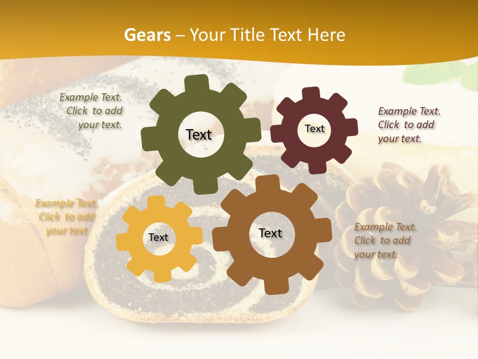 Makowiec Cukierki Orzech PowerPoint Template